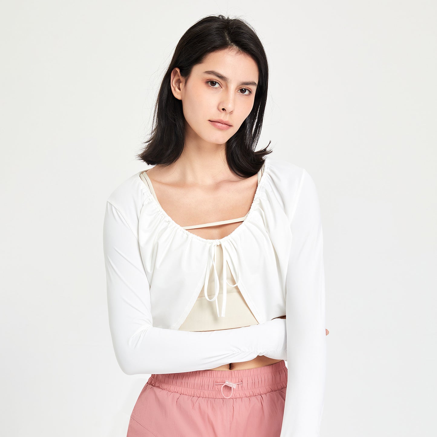 Sun Protection Clothing Women's UV-proof Cool Shawl Sports Top