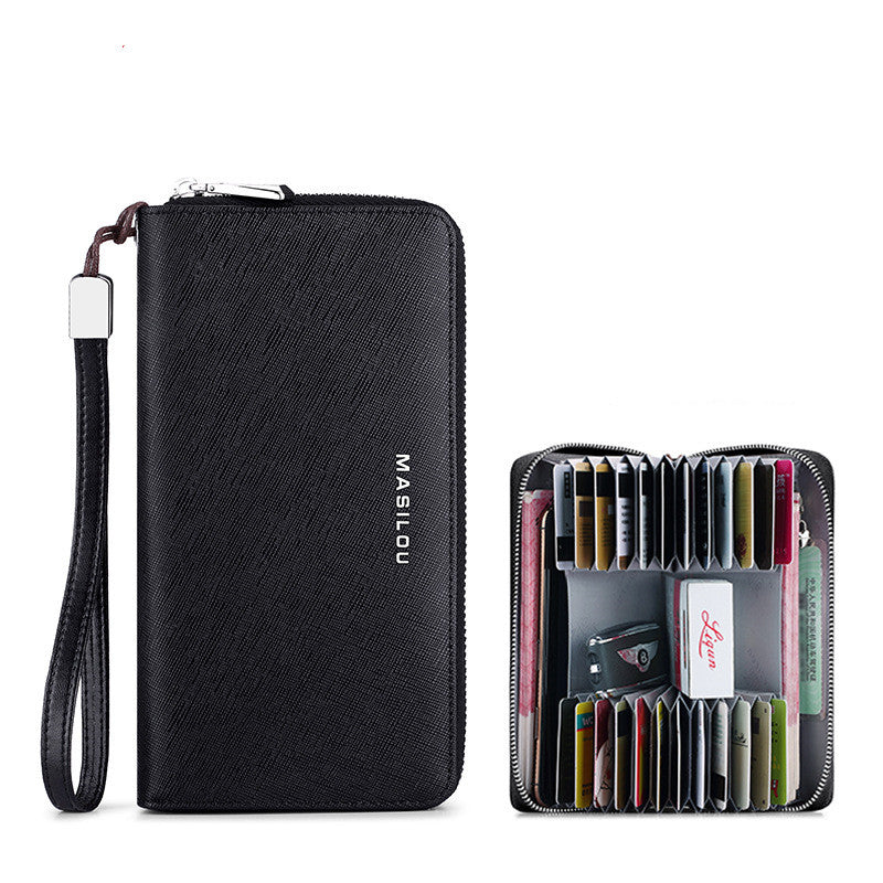 Zipper Card Case Long Large Capacity Multifunctional Wallet