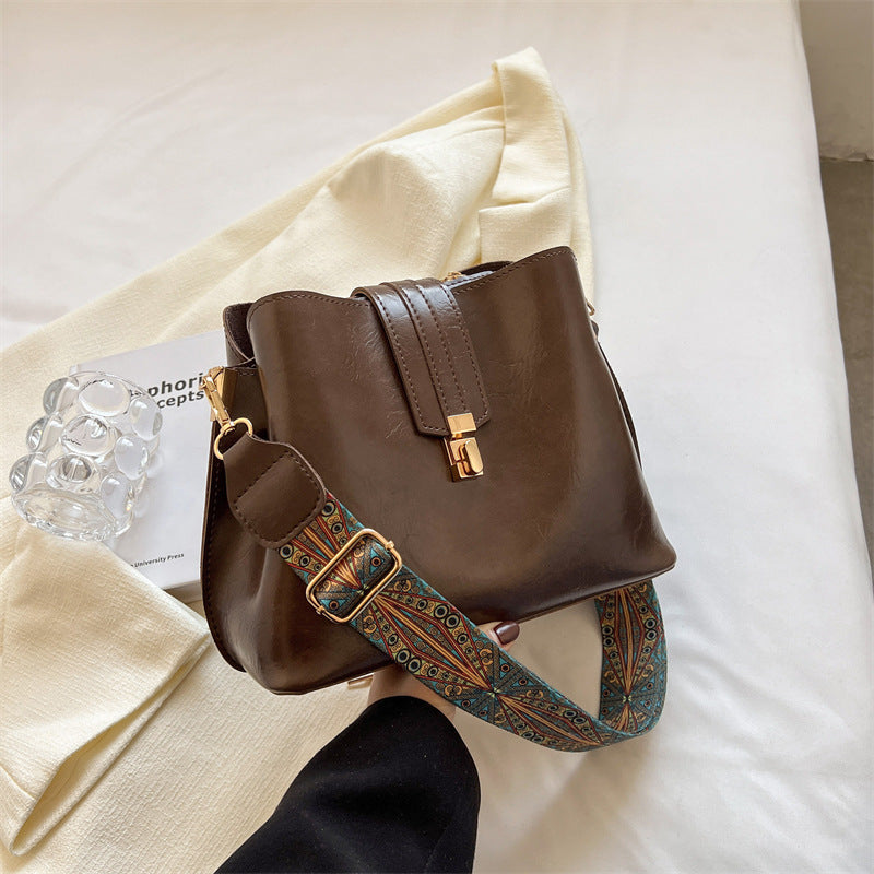 High Sense Trendy Small Bags Female Temperament Stylish Good Texture Messenger Bag