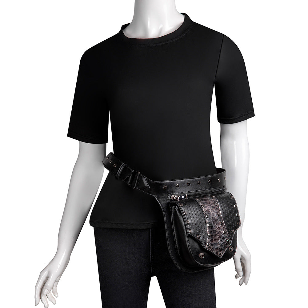 Gear Duke Vintage Steampunk Bag Retro Rock Gothic bag Goth Shoulder Waist Bags Packs Victorian Style Women Men leg bag
