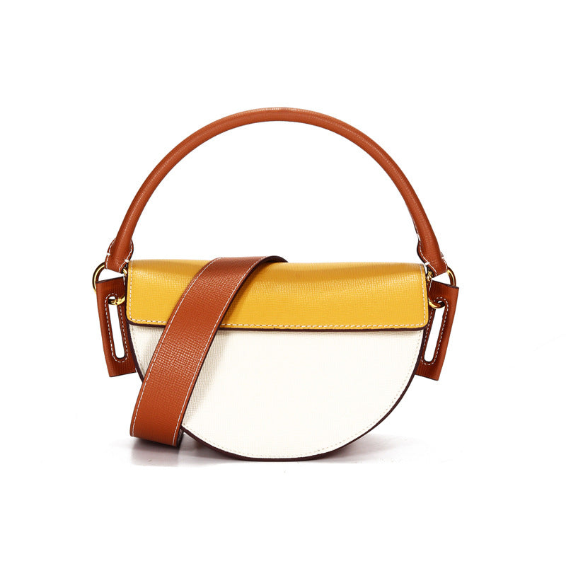 Saddle bag handbags European and American new niche crescent bags