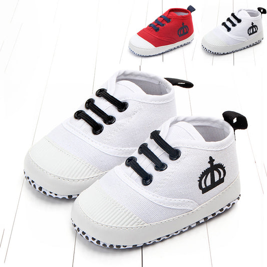 帆布嬰兒嬰兒鞋兒童鞋學步鞋