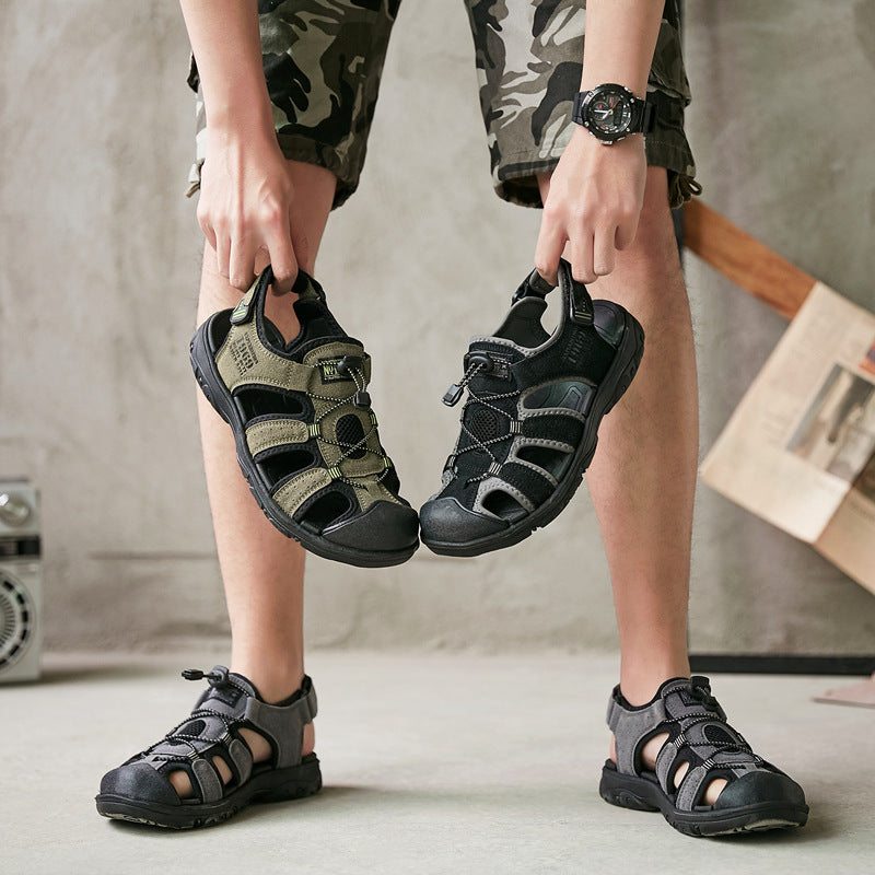 Hiking Men's Beach Shoes Casual Soft Platform Non-slip Sandals