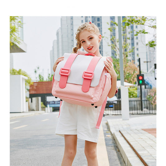 New Popular Campus School Bags Children Candy Color Backpacks