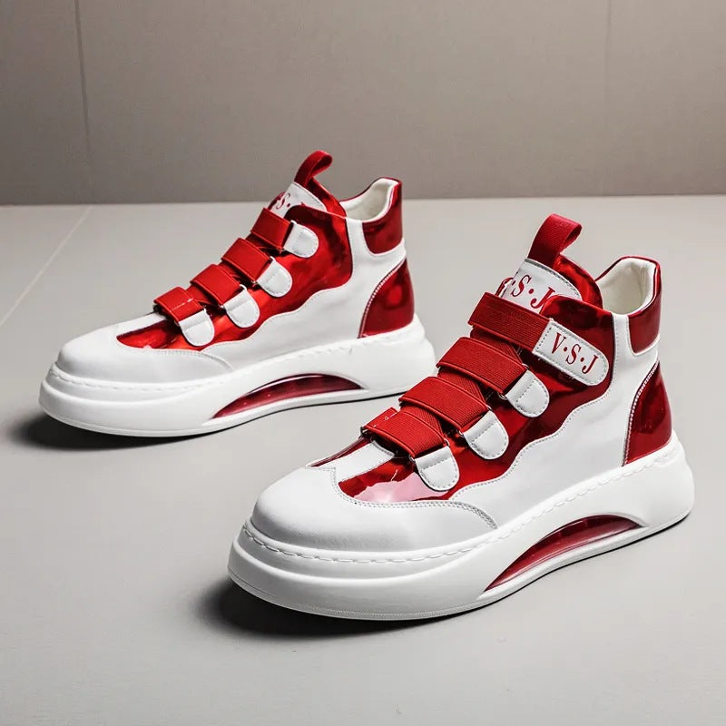 Fashionable Color Blocking High Profile Shoes For Men