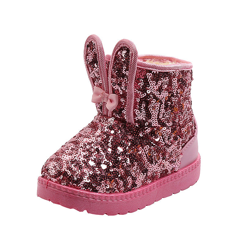 冬季保暖女童棉鞋兒童冬季鞋嬰兒棉鞋