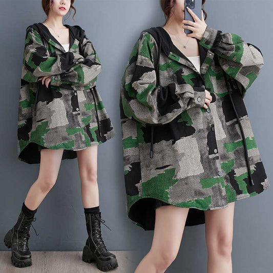 Plus Size Loose Fashion Slimming Coat Women