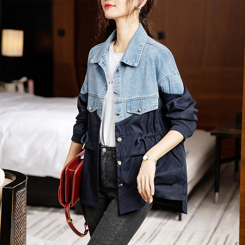 Trench Coat For Women Spring New Loose Plus Size Slimming And Fashionable