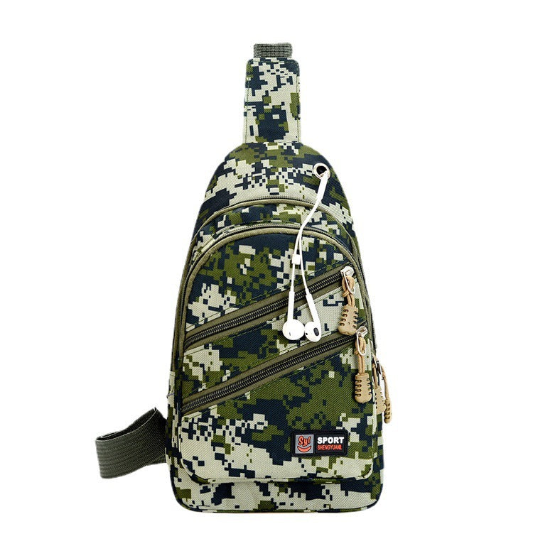 Camouflage Men's Oxford Cloth Shoulder Crossbody Chest Pack